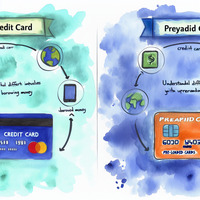 Understanding the Differences Between Credit Cards and Prepaid Cards