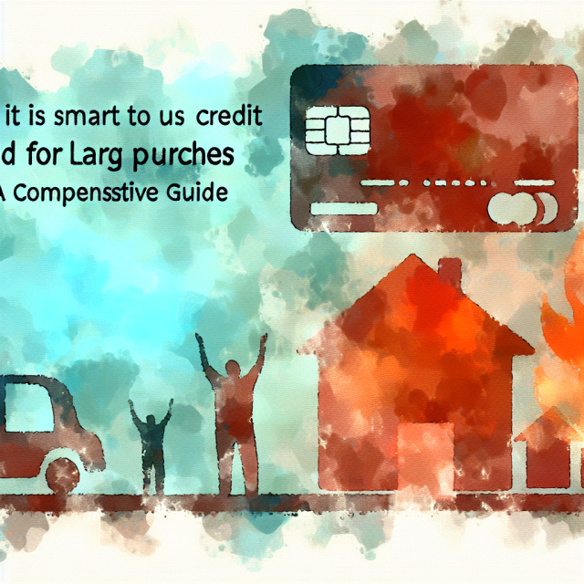 When It Is Smart to Use Credit Cards for Large Purchases: A Comprehensive Guide