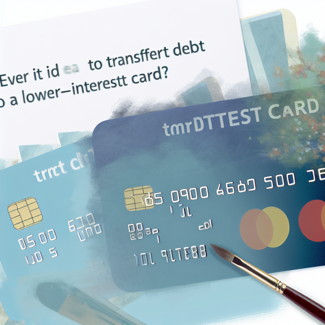 Is It Ever a Good Idea to Transfer Debt to a Lower-Interest Card: A Comprehensive Guide